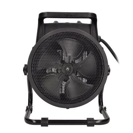 Stående fläkt med en keramiskt värmeelement 3000W/230V svart