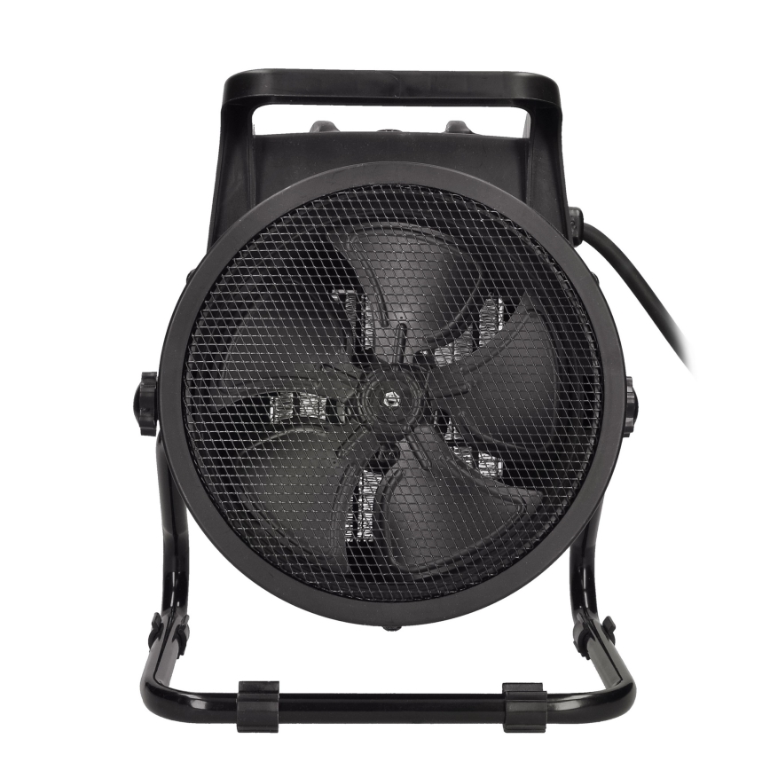 Stående fläkt med en keramiskt värmeelement 3000W/230V svart
