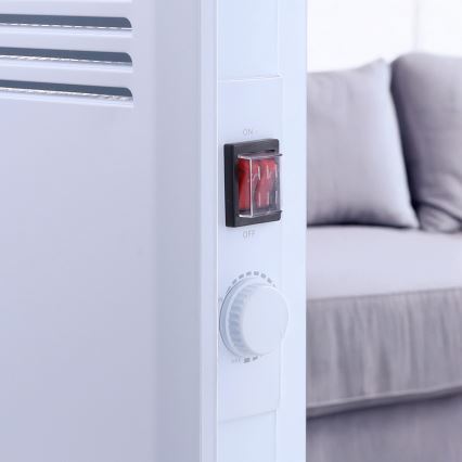 Varmluftskonvektor med termostat 2000W/230V IPX4