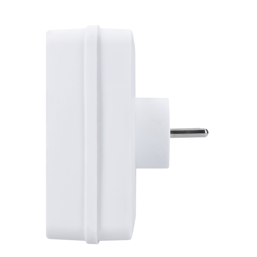 Uttagssplitter 4x 10A vit
