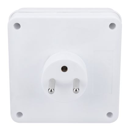 Uttagssplitter 4x 10A vit