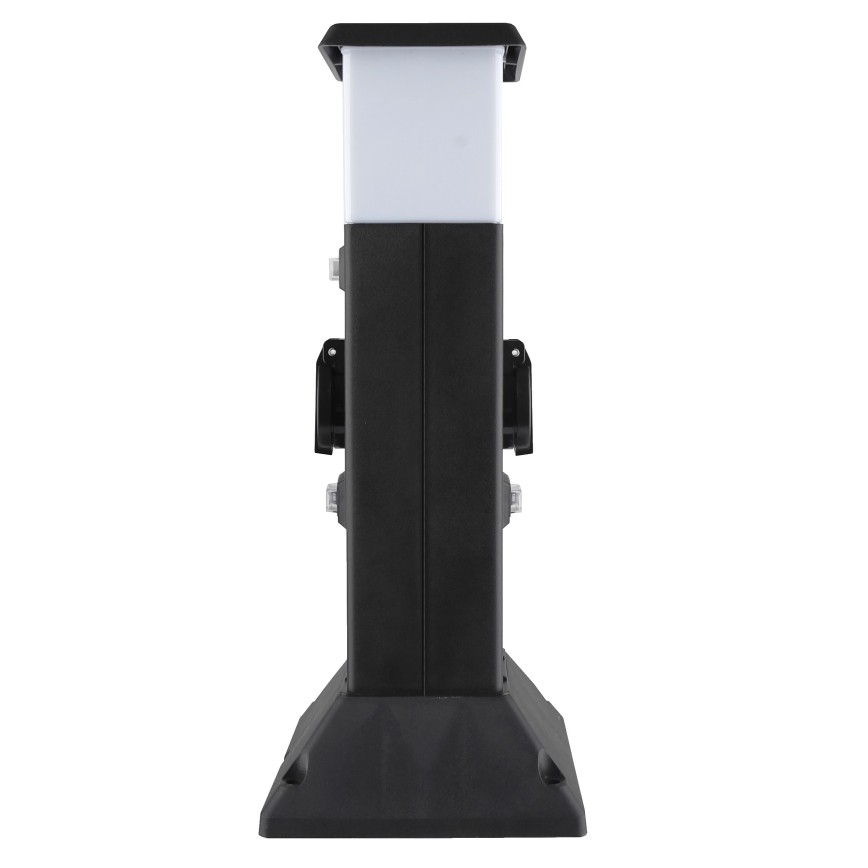 Utomhuslampa med 2 uttag 1xE14/15W/230V IP44 svart