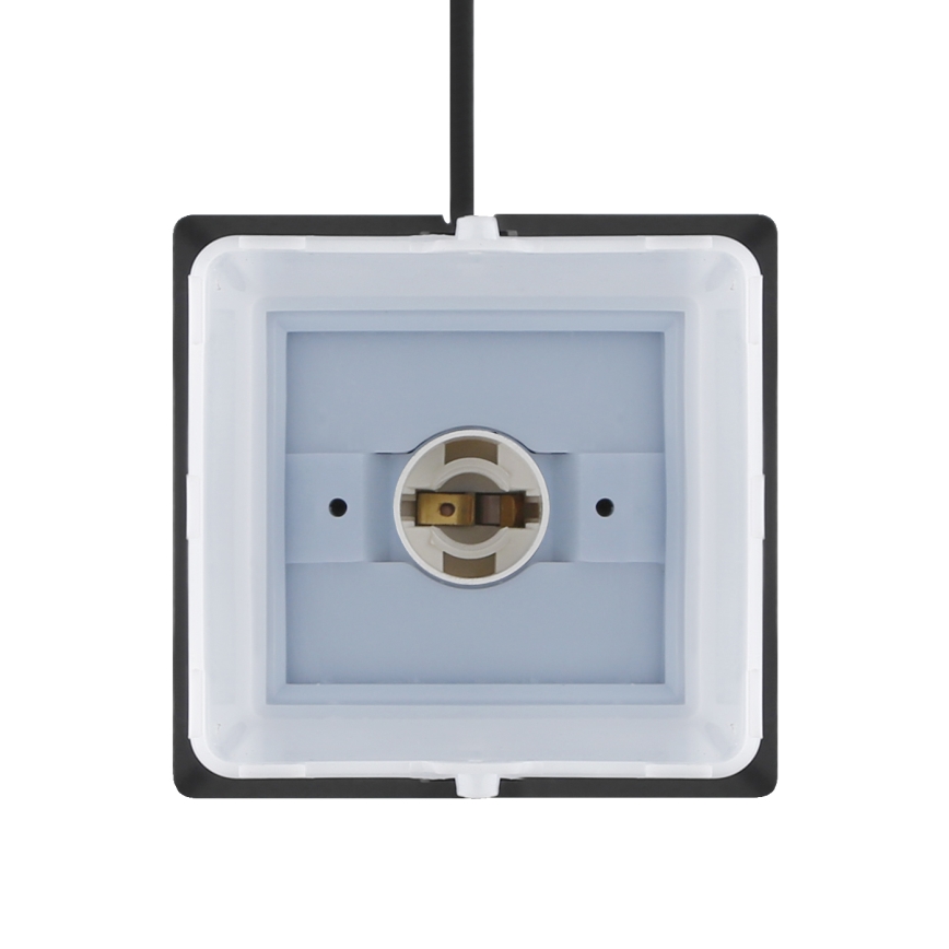 Utomhuslampa med 2 uttag 1xE14/15W/230V IP44 svart