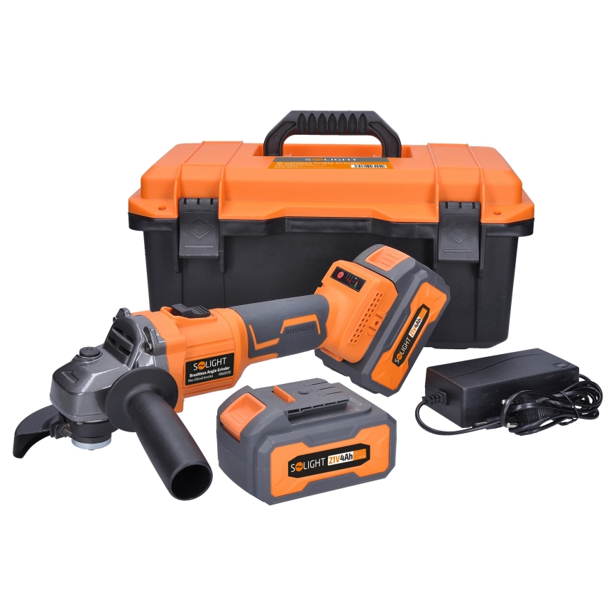 Sladdlös vinkelslip 4000mAh 21V