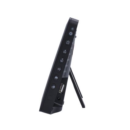 Professionell väderstation med färgglad LCD-skärm 5V/2xAA + 3xAA + 2xAA Wi-Fi Tuya