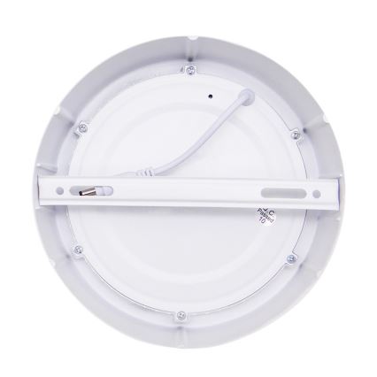 LED takarmatur LED/12W/230V 3000/4000/6000K Ø17 cm vit