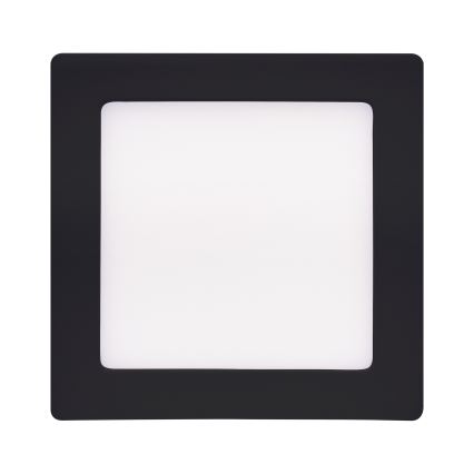 LED taklampa LED/12W/230V 3000/4000/6000K svart vinklat