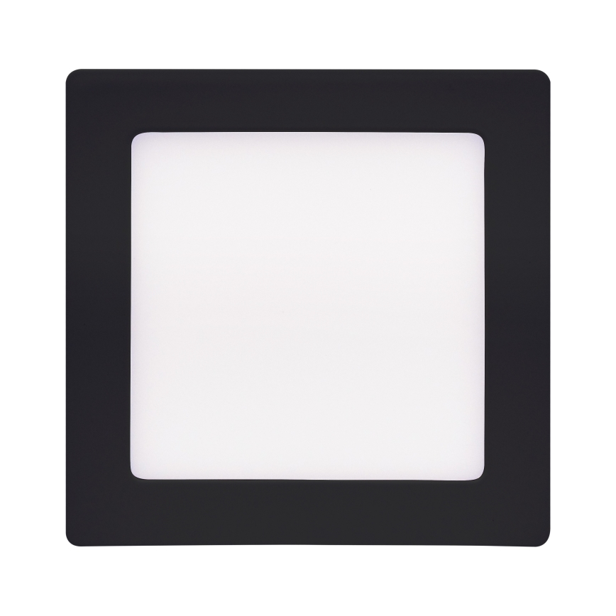LED taklampa LED/12W/230V 3000/4000/6000K svart vinklat