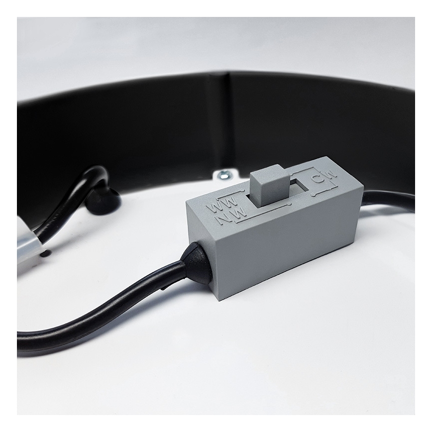 LED-taklampa 18W/230V 3000/4000/6000K Ø 22,5 cm vit