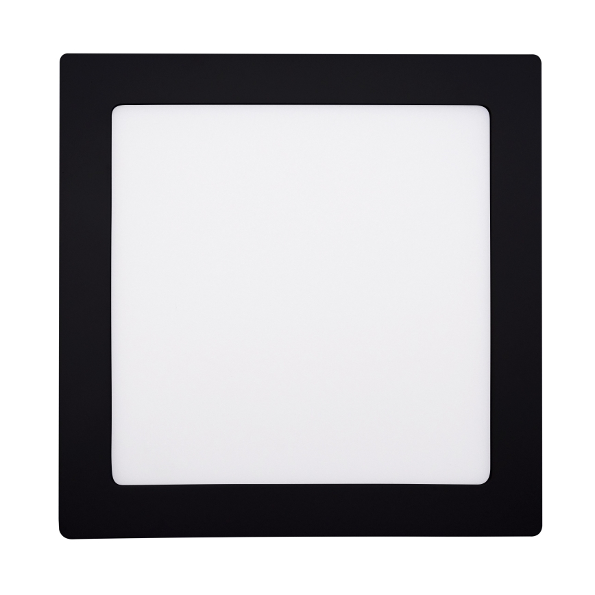 LED taklampa LED/18W/230V 3000/4000/6000K svart vinklat