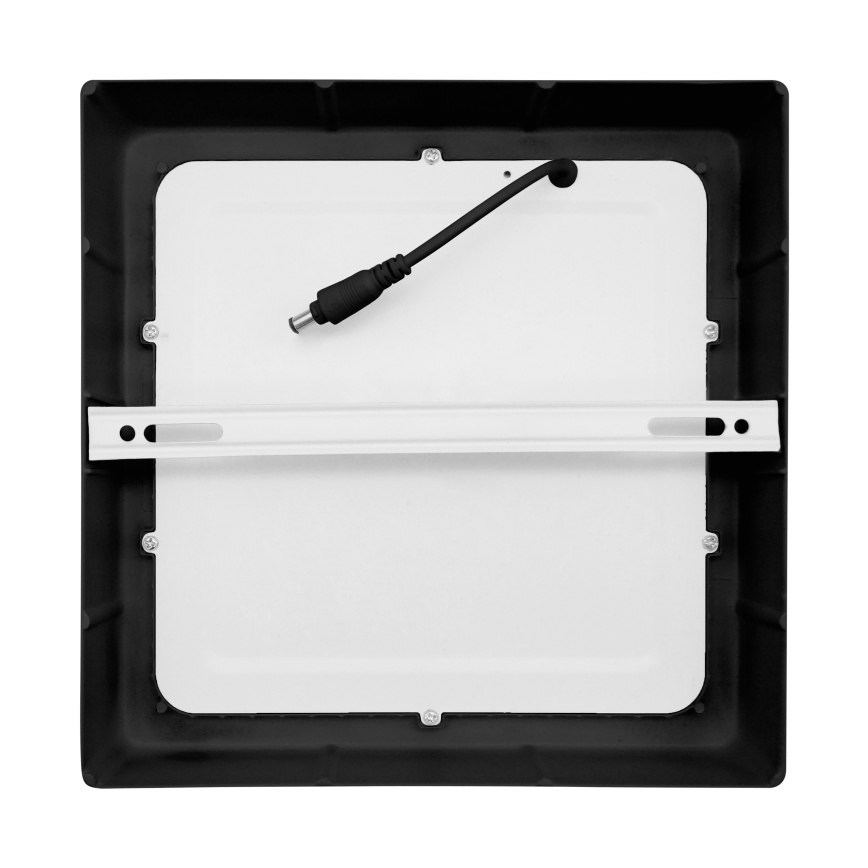 LED taklampa LED/18W/230V 3000/4000/6000K svart vinklat