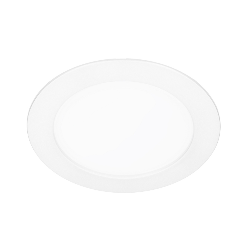 LED 2-i-1-panel för ytmontering och infällnad, 12 W, 230 V, 3000/4000/6000 K, Ø 17 cm, IP54, vit