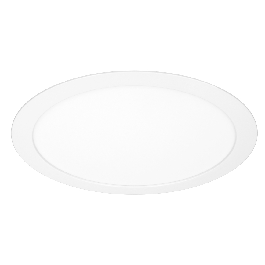 LED ytmonterad/infälld panel 2-i-1 24W/230V 3000/4000/6000K Ø 30 cm IP54 vit