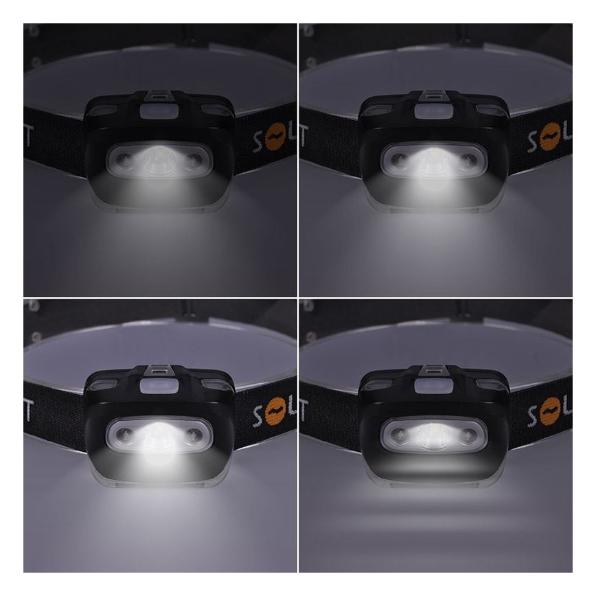 Solight WH27 - LED Strålkastare LED/3W/3xAAA