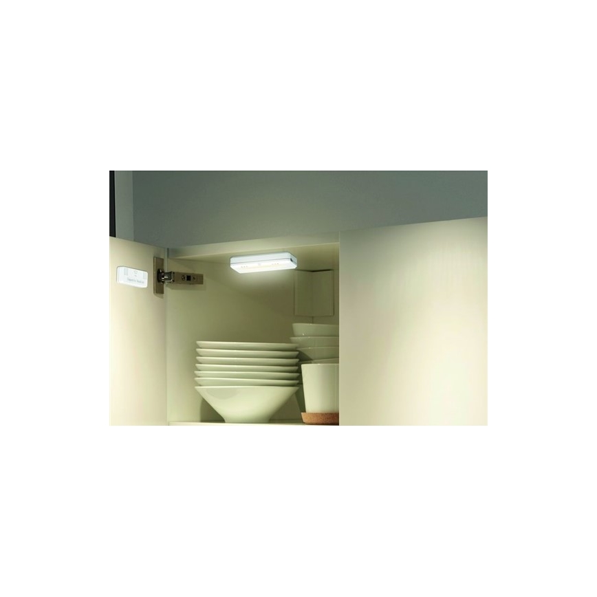 KIT 2x LED Skåpbelysning LED/0,5W/2xAAA