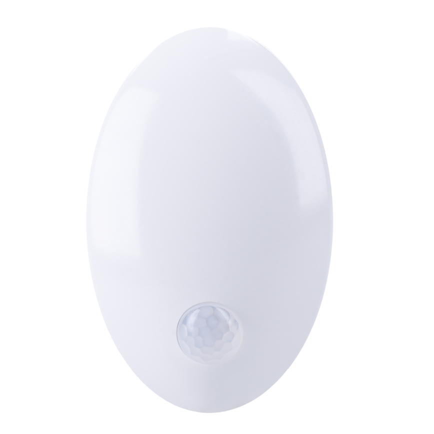 LED Nattlampa med sensor för vägguttag LED/0,7W/230V 3000K