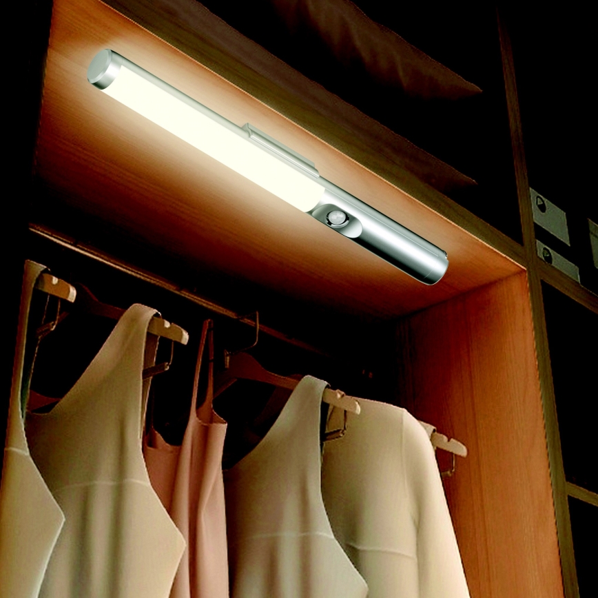 LED Uppladdningsbar möbelbelysning med sensor LED/2,5W/3,7V 3000K 1800mAh