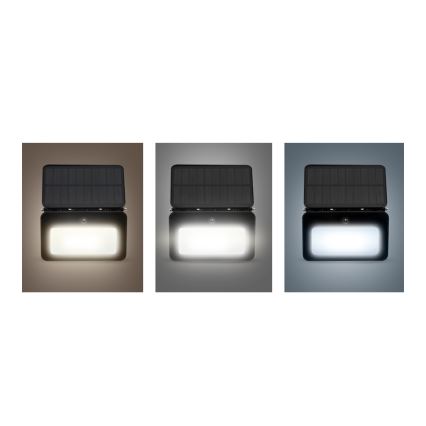 LED Dimbar solcellsstrålkastare med en rörelse- och skymningssensor LED/6W/3,7V 2200 mAh 3000/4000/6500K IP65