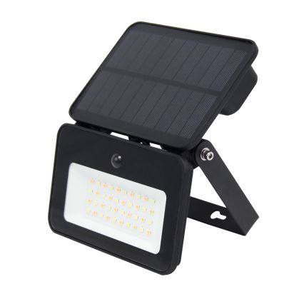 LED Dimbar solcellsstrålkastare med en rörelse- och skymningssensor LED/6W/3,7V 2200 mAh 3000/4000/6500K IP65