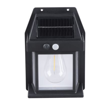 Dimmbar LED-solcellslykta med sensor LED/3,7V IP44 1200 mAh