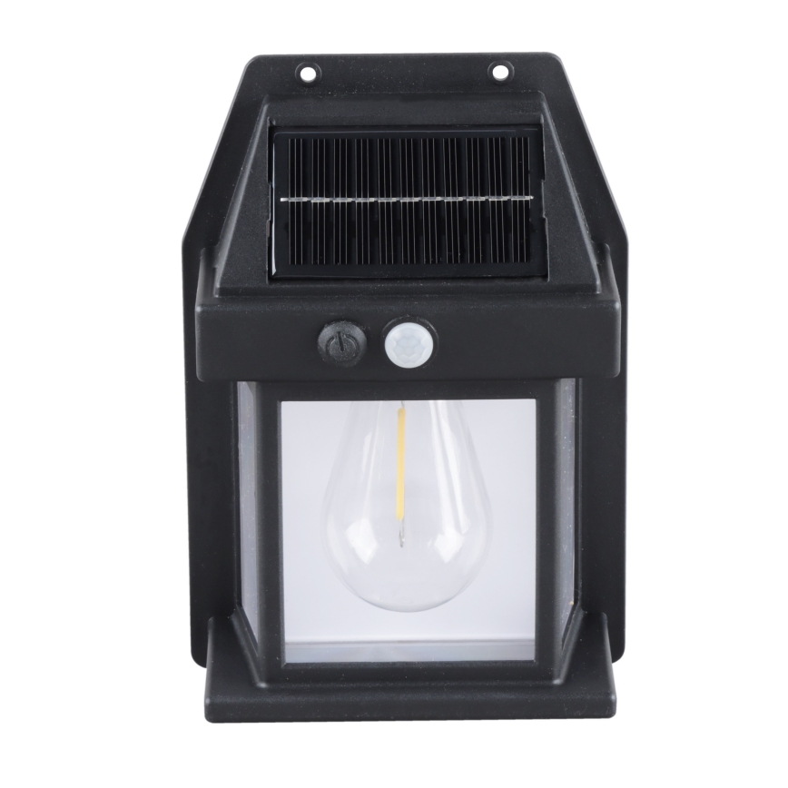 Dimmbar LED-solcellslykta med sensor LED/3,7V IP44 1200 mAh