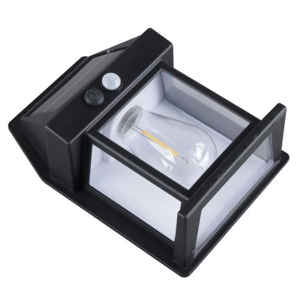 Dimmbar LED-solcellslykta med sensor LED/3,7V IP44 1200 mAh