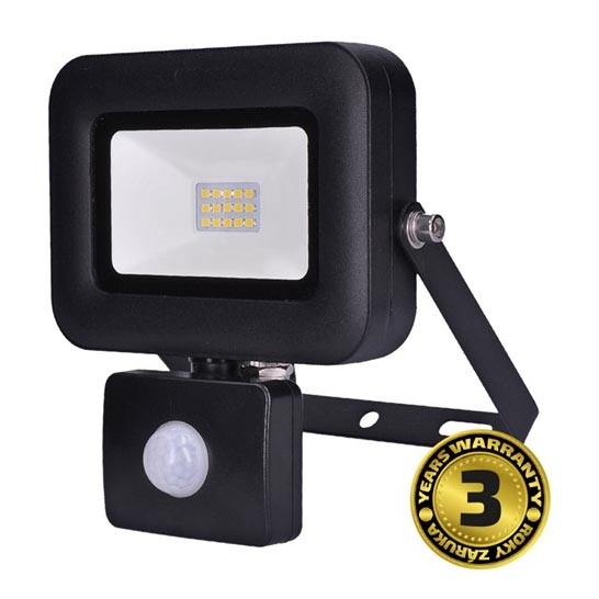 Solight WM-10WS-L - LED Strålkastare med sensor LED/10W/230V IP44