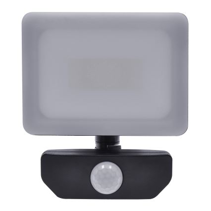 LED Utomhusstrålkastare med en sensor LED/10W/230V 4000K IP44