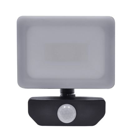LED Utomhusstrålkastare med en sensor LED/10W/230V 4000K IP44