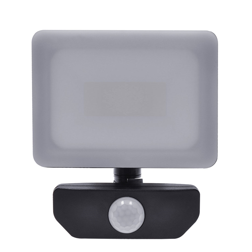 LED Utomhusstrålkastare med en sensor LED/10W/230V 4000K IP44