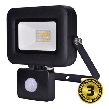 Solight WM-20WS-L - LED Strålkastare med sensor LED/20W/230V IP44