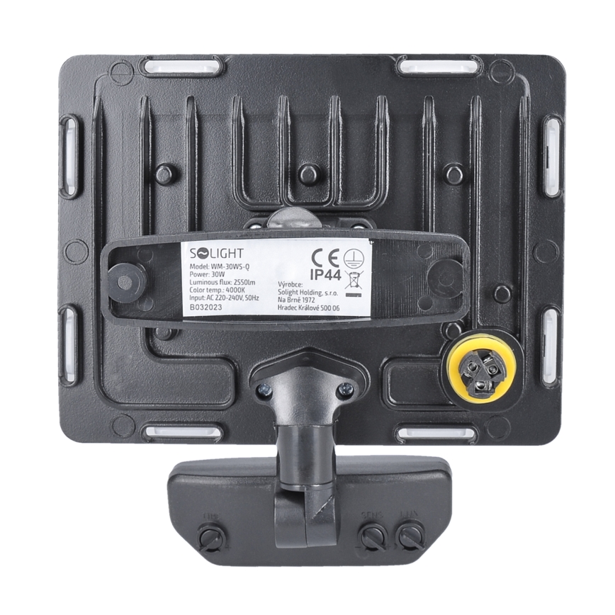 LED Utomhusstrålkastare med en sensor LED/30W/230V 4000K IP44