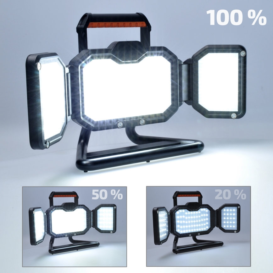 LED Ljusreglerad rechargeable strålkastare LED/50W/12000 mAh 4000K IP54