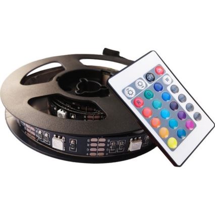 Solight WM504 - SET 2x LED RGB ljusslinga för TV med en fjärrkontroll  IP65 LED/USB 50cm