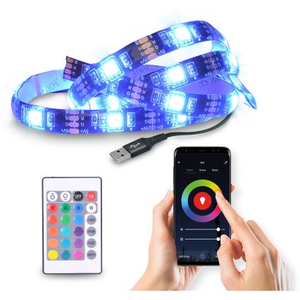LED RGB Dimbar list för TV LED/6W/5V Wi-Fi Tuya + fjärrkontroll