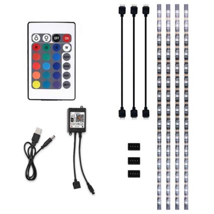 LED RGB Dimbar list för TV LED/6W/5V Wi-Fi Tuya + fjärrkontroll