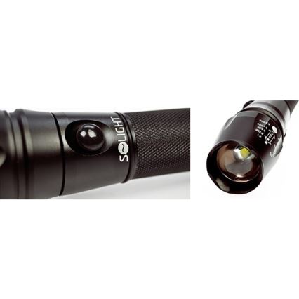 LED uppladdningsbar ficklampa Cree XML T6 LED/3,7V 2200mAh IP44