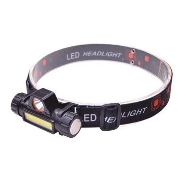 Solight WN32 − LED Laddningsbar Strålkastare LED/3W/COB/USB