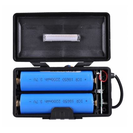 LED uppladdningsbar pannlampa LED/USB 2200mAh IP44