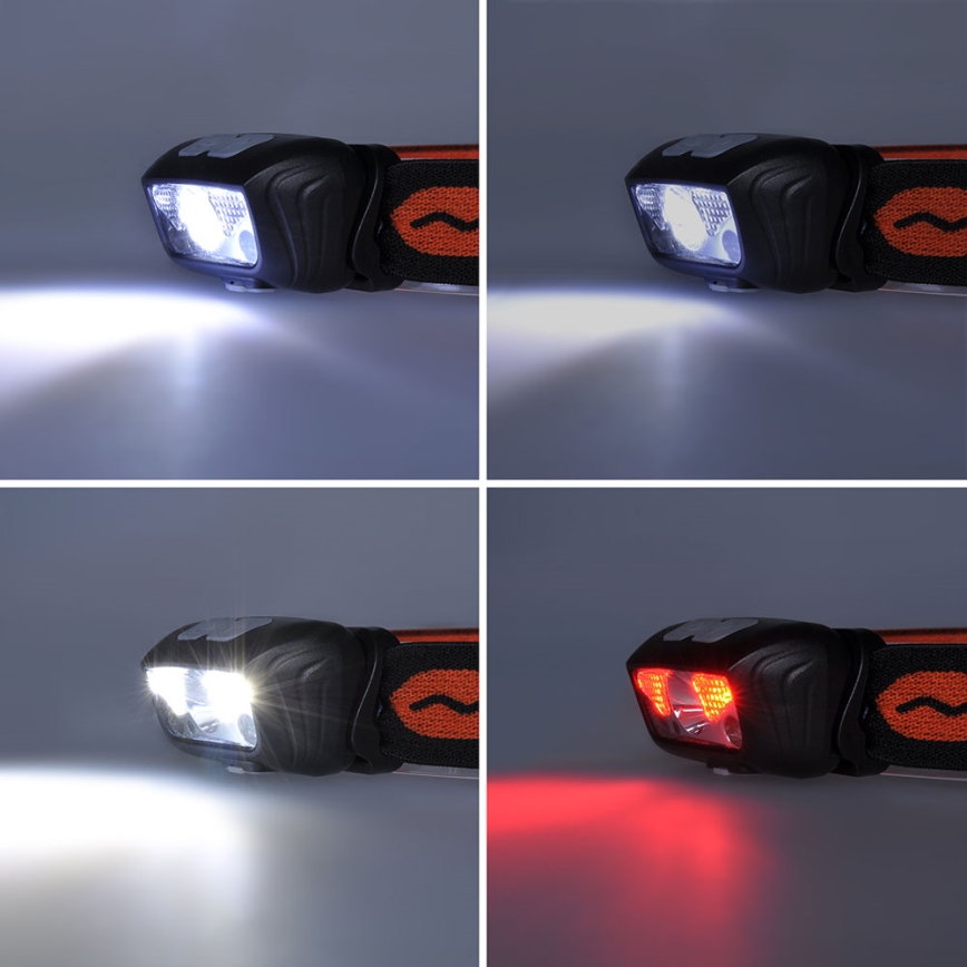 LED uppladdningsbar pannlampa LED/1200 mAh 3,7V IP44