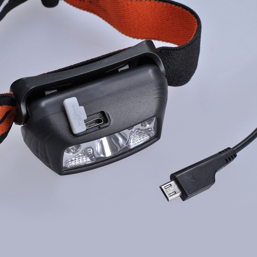 LED uppladdningsbar pannlampa LED/1200 mAh 3,7V IP44