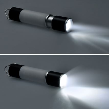 LED Uppladdningsbar camping flashlight med strömbanksfunktion LED/1500 mAh 3,7V IP44