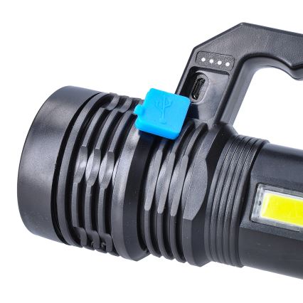 LED uppladdningsbar ficklampa LED/6W/800 mAh 3,7V IP44