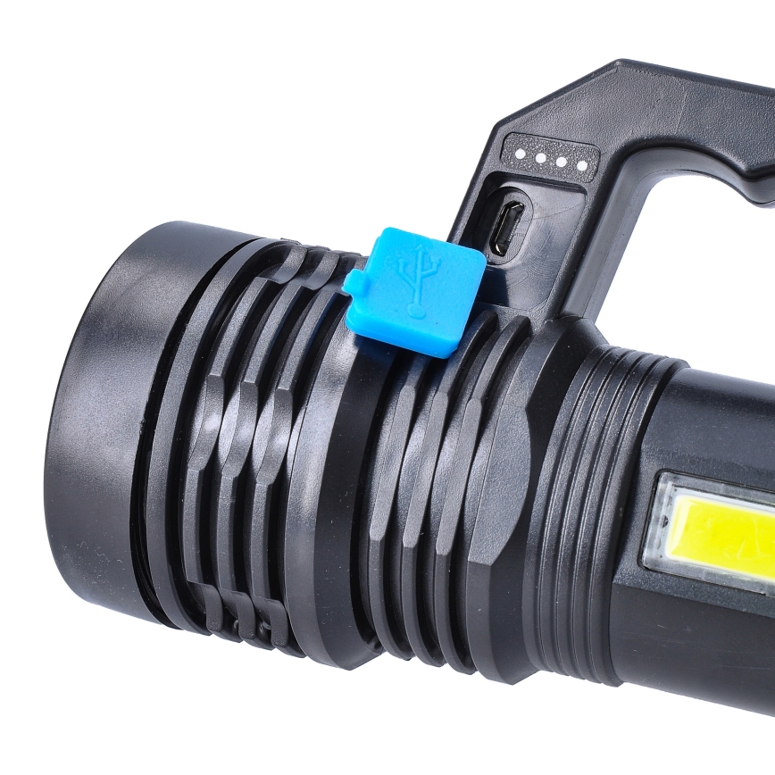 LED uppladdningsbar ficklampa LED/6W/800 mAh 3,7V IP44