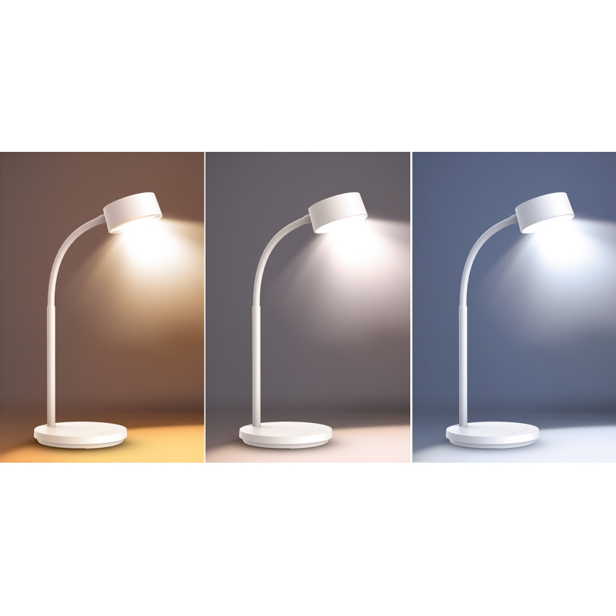 LED ljusreglerad bordslampa touch LED/4,5W/5V 3000/4000/6500K vit