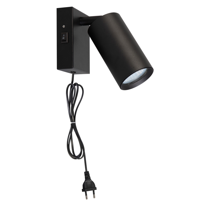 Vägglampa CELE 1xGU10/30W/230V svart