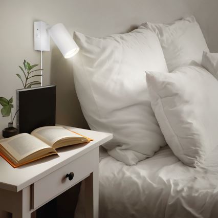Vägglampa CELE 1xGU10/30W/230V vit