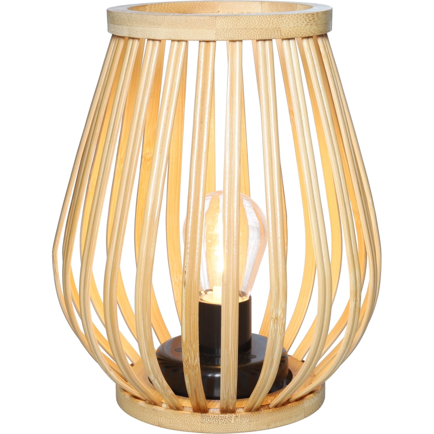 LED Dekorativ bordslampa LED/2xAA Bambu