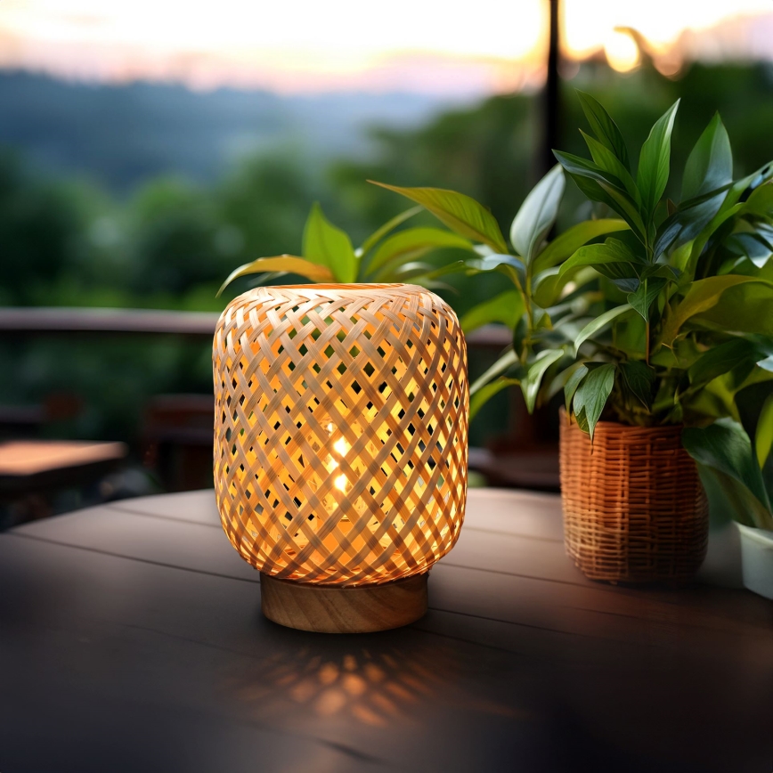 LED Dekorativ bordslampa BOHO LED/2xAAA rotting