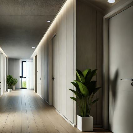 LED-infälld nödarmatur LED/1,5W/230V 1800 mAh